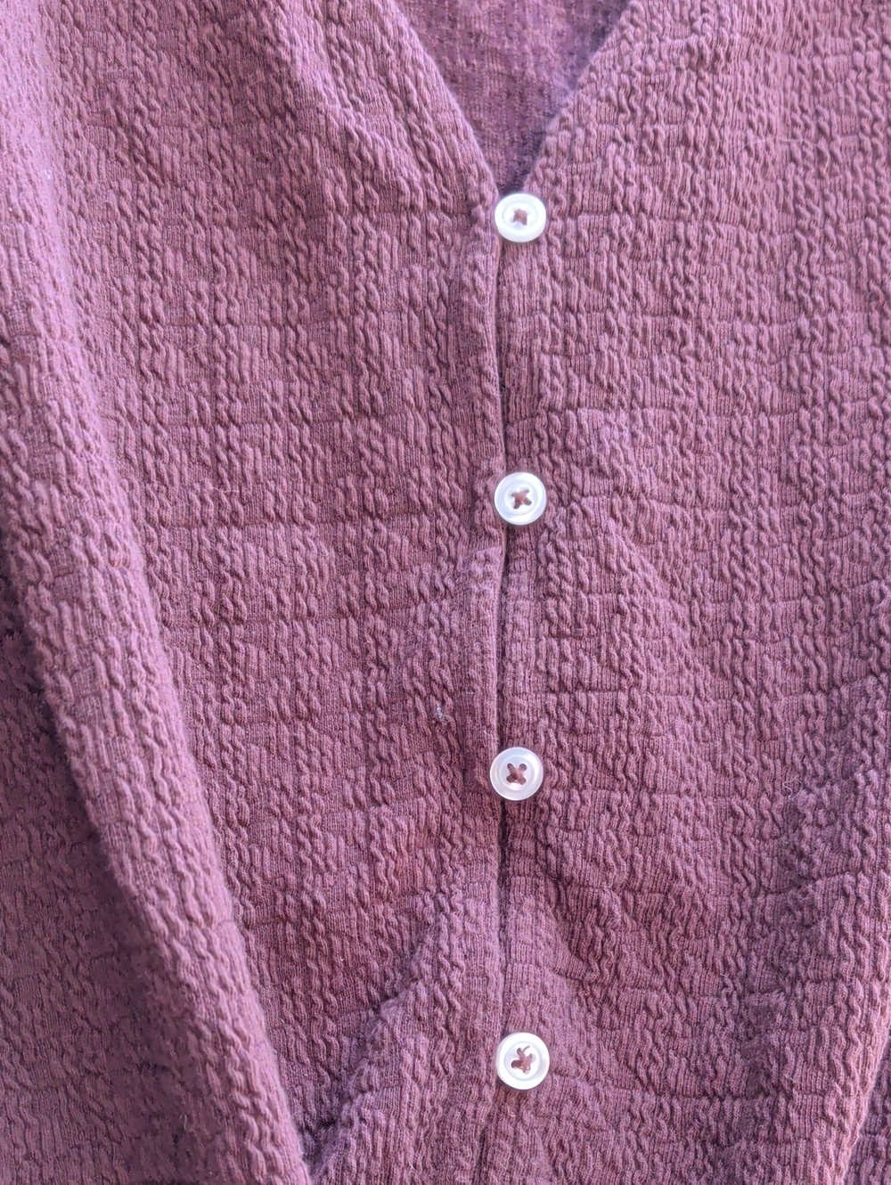 Sanctuary Plum Knit Tie-Front Tank Top - Picture 3 of 3